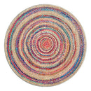 Tapis Rond Multicolore