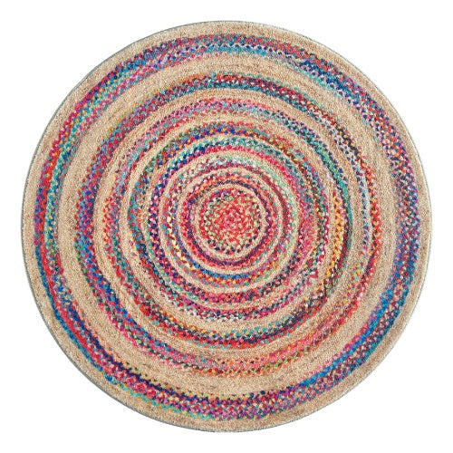 Tapis Rond Multicolore