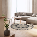 Tapis Rond Motif