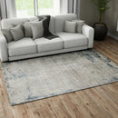 Tapis Gris Bleu