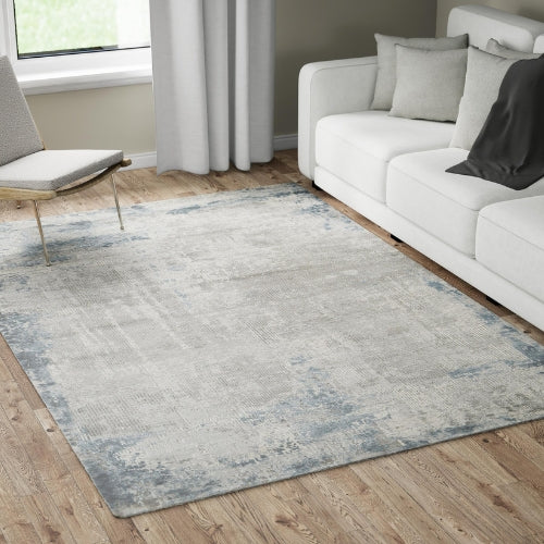 Tapis Gris Bleu