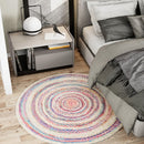 Tapis Rond Multicolore