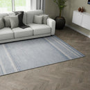 Tapis Bleu Gris