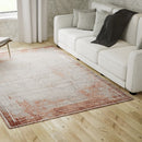 Tapis Rose et Gris