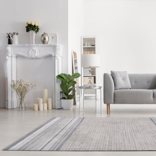 Tapis Beige Gris