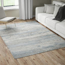 Tapis Salon Gris Bleu