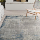 Tapis Gris Bleu