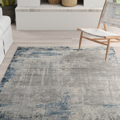 Tapis Gris Bleu